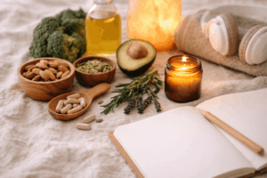 Symbol für Cortisol natürlich senken und Stress nachhaltig reduzieren