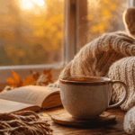 Gesund durch den Herbst: So stärkst du jetzt dein Immunsystem Gemütliche Herbstszene mit warmem Tee, weicher Decke und stimmungsvollem Licht für einen entspannten Herbstabend